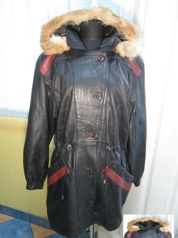 Фото 6. Женская кожаная куртка с капюшоном Stil Show. Лот 178