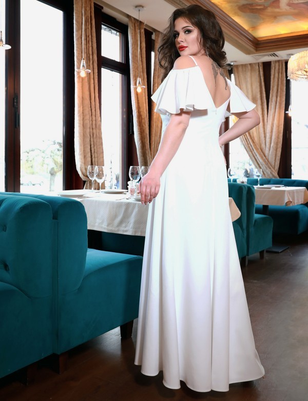 Фото 2. Белое платье для росписи, свадьбы, вечера