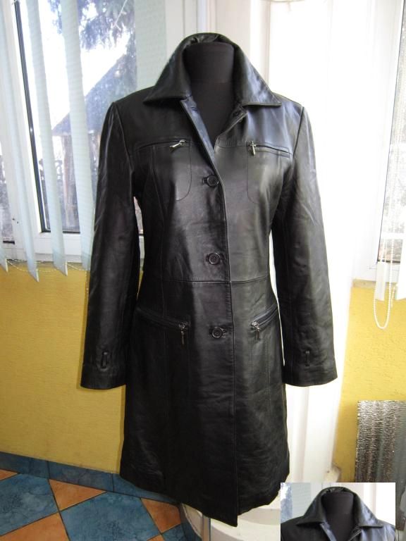 Фото 2. Женская кожаная куртка -плащ EDITION De LUXE. Франция. Лот 329