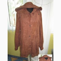 Стильная женская кожаная куртка с капюшоном YORN. Франция. Лот 627
