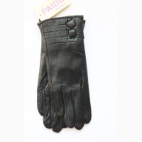 Кожаныезимние перчатки женские на меху