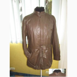 Кожаная мужская куртка с поясом. Германия. Лот 637