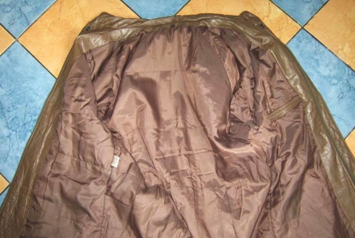 Фото 6. Кожаная мужская куртка с поясом. Германия. Лот 637