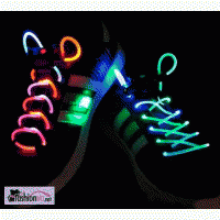 Светящиеся шнурки Disco, led шнурки в Украине, купить неон