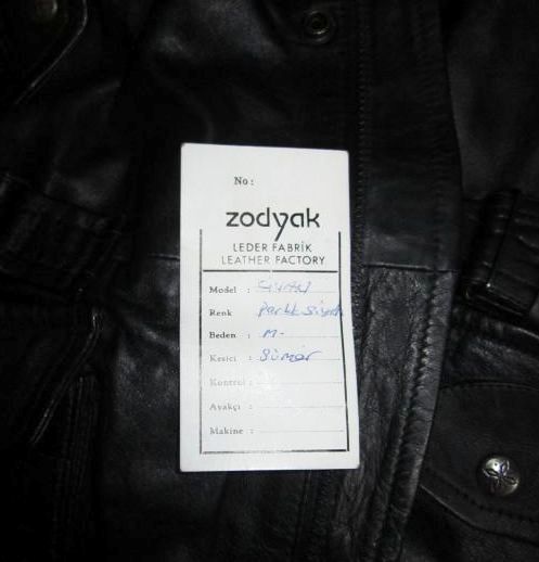 Фото 6. Большая кожаная мужская куртка-китель Zodyak. Лот 652