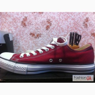 Кеды Converse (Конверс) р.44 (43. 5) ALL STAR OX MAROON, Все регионы У