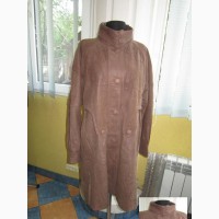 Лёгкая женская кожаная куртка - плащ. Германия. Лот 949