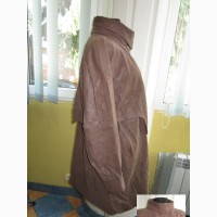 Лёгкая женская кожаная куртка - плащ. Германия. Лот 949