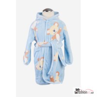 Продается детский халат велюровий Twins Ведмедик 110-116 blue