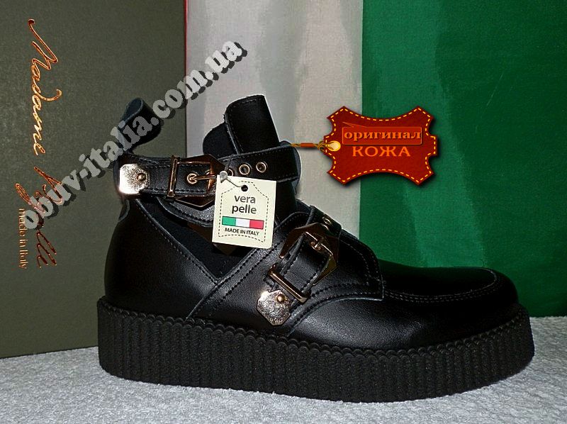 Туфли женские кожаные madame pigalle оригинал производство италия