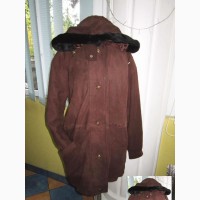Женская кожаная куртка с капюшоном. Германия. Лот 580