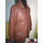 Утеплённая стильная кожаная мужская куртка. Лот 330