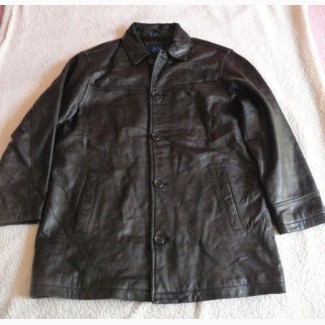 Большая классическая кожаная мужская куртка AM Studio. Лот 608