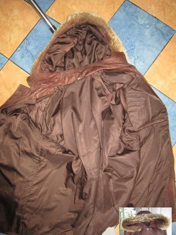 Фото 3. Женская кожаная куртка с капюшоном. Германия. Лот 581