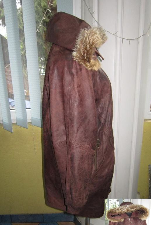 Фото 4. Женская кожаная куртка с капюшоном. Германия. Лот 581