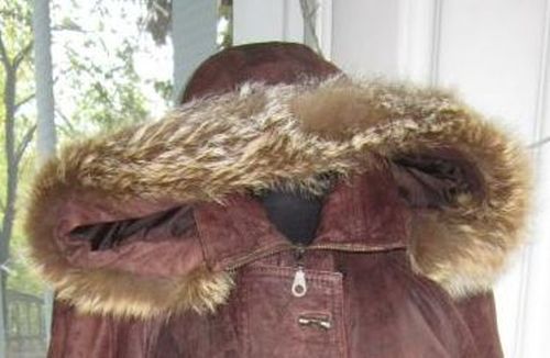 Фото 6. Женская кожаная куртка с капюшоном. Германия. Лот 581