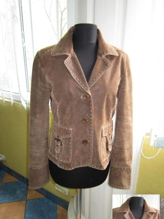 Фото 3. Молодёжная женская кожаная куртка - пиджак IK Selection. Лот 927