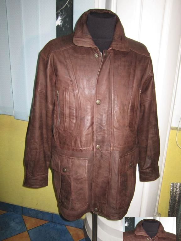 Утеплённая кожаная мужская куртка C.A.N.D.A., CA. Лот 332