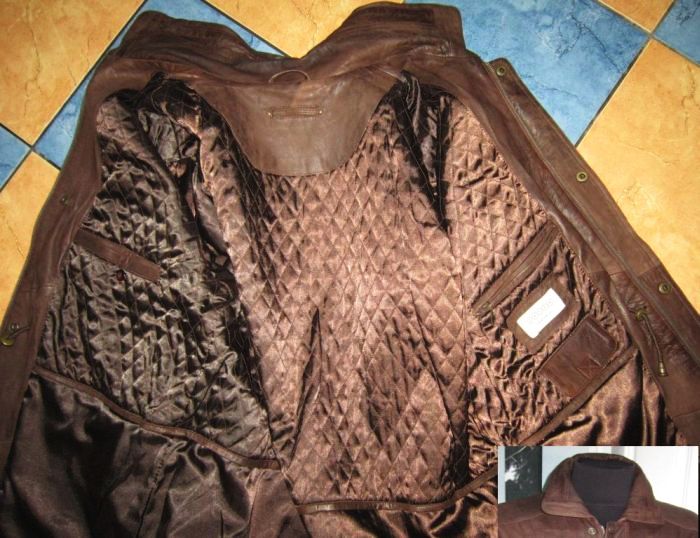 Фото 5. Утеплённая кожаная мужская куртка C.A.N.D.A., CA. Лот 332