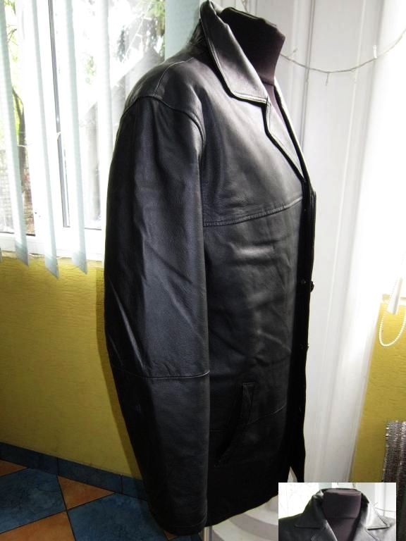 Фото 2. Классическая кожаная мужская куртка ROVER LAKES. Лот 594