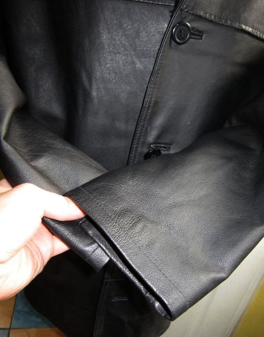 Фото 5. Классическая кожаная мужская куртка ROVER LAKES. Лот 594