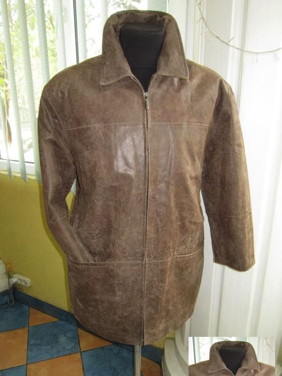 Оригинальная кожаная мужская куртка WEBPELZ. Германия. Лот 593