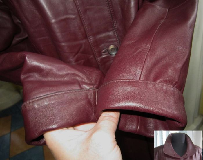 Фото 8. Классная женская кожаная куртка PETER HAHN. Германия. Лот 916