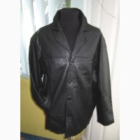 Большая классическая кожаная мужская куртка ROVER LAKES. Лот 539