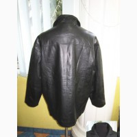 Большая классическая кожаная мужская куртка ROVER LAKES. Лот 539