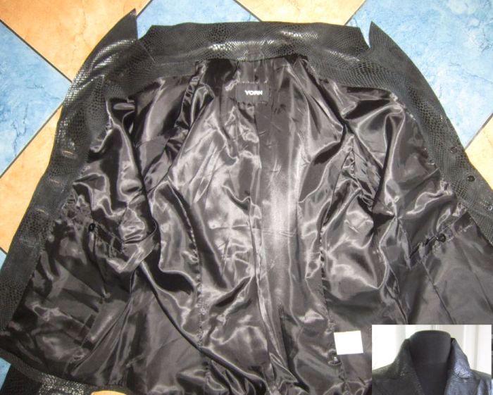 Фото 4. Женская кожаная куртка - пиджак YORN. Лот 905