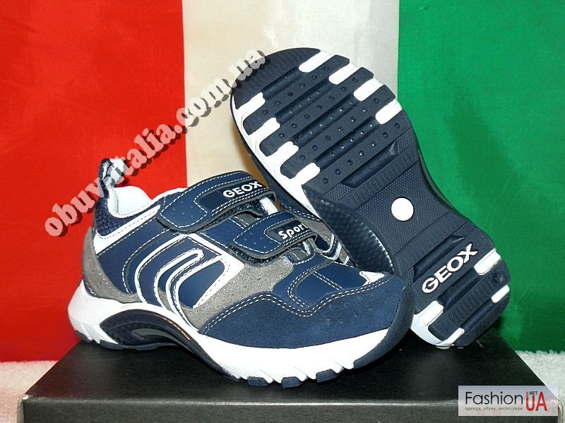 Кроссовки детские кожаные фирмы GEOX оригинал из Италии