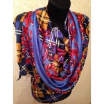 Шелковые шарфы, цвета в ассортименте