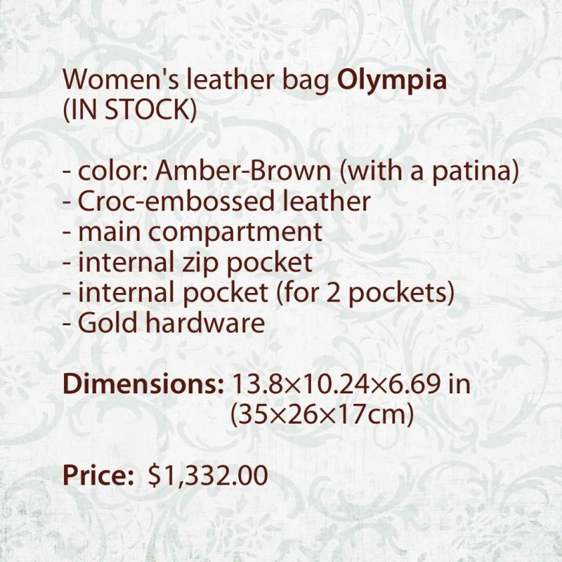 Фото 8. Женская кожаная сумка Olympia