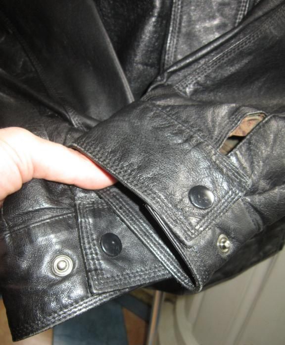 Фото 6. Крута шкіряна чоловіча куртка- бомбер CLASSIC LEATHER, CA. 62р. Лот 1095
