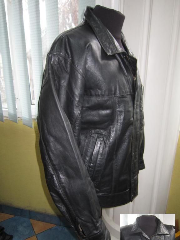 Фото 9. Крута шкіряна чоловіча куртка- бомбер CLASSIC LEATHER, CA. 62р. Лот 1095