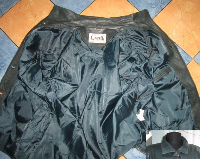 Фото 8. Стильная женская кожаная куртка GAZELLI. Италия. Лот 780