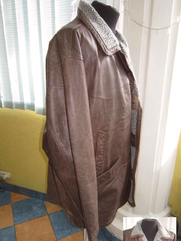 Фото 2. Большая мужская кожаная куртка ECHT LEDER. Германия Лот 883