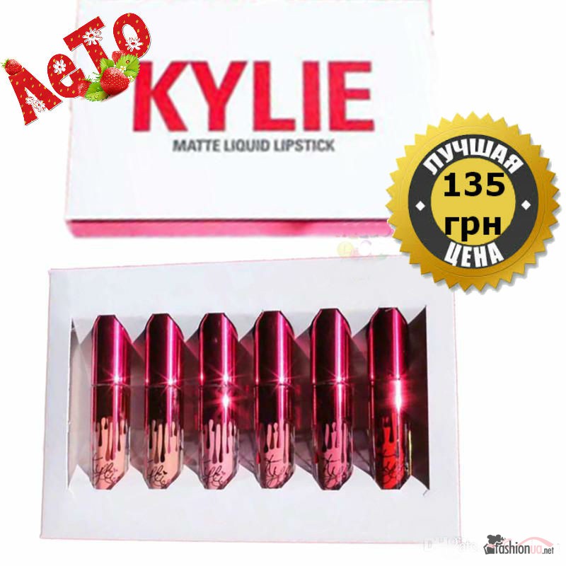 Фото 3. Акция-наборы матовых жидких губных помад Kylie-6шт