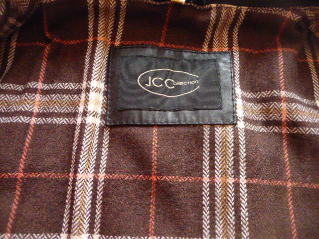 Фото 3. Большая утеплённая кожаная мужская куртка JC Collection. Лот 611