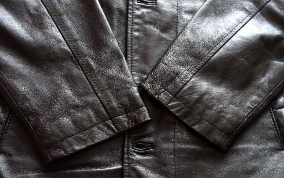 Фото 7. Большая утеплённая кожаная мужская куртка JC Collection. Лот 611