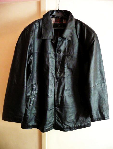 Фото 8. Большая утеплённая кожаная мужская куртка JC Collection. Лот 611