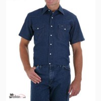 Джинсовые рубашки с коротким рукавом Wrangler (США)