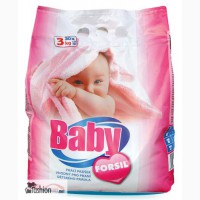 Безфосфатный стиральный порошок для детских вещей Forsil Baby (3 кг.)