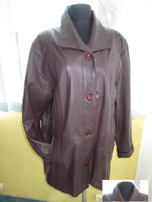 Лёгенькая женская кожаная куртка GAZELLI. Италия. Лот 890