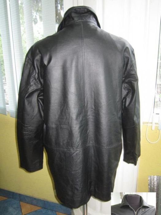 Фото 4. Большая утеплённая кожаная мужская куртка Echt Leder. 64р. Лот 704