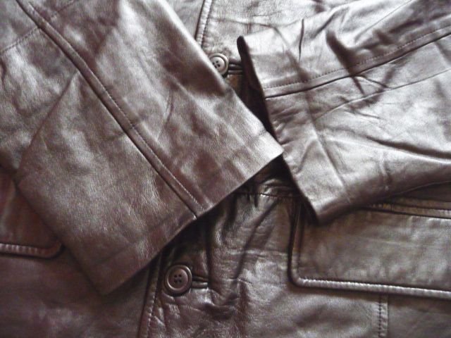 Фото 4. Большая кожаная мужская куртка AMICI. Лот 613