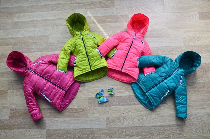 Демисезонные курточки для девочки, разн. размеры и цвета