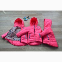 Демисезонные курточки для девочки, разн. размеры и цвета