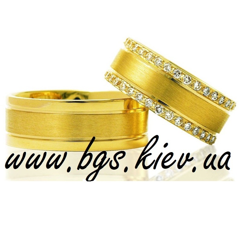 Фото 5. Обручальные кольца из желтого золота