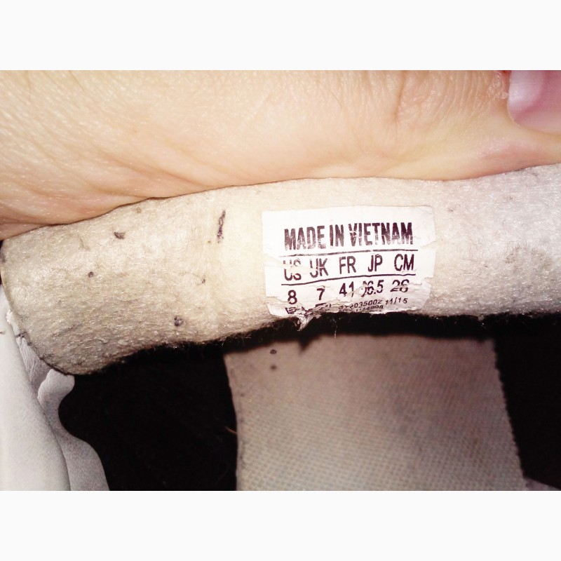 Фото 8. Продам б/у бело-черные оригинальные кроссовки Adidas Gazelle